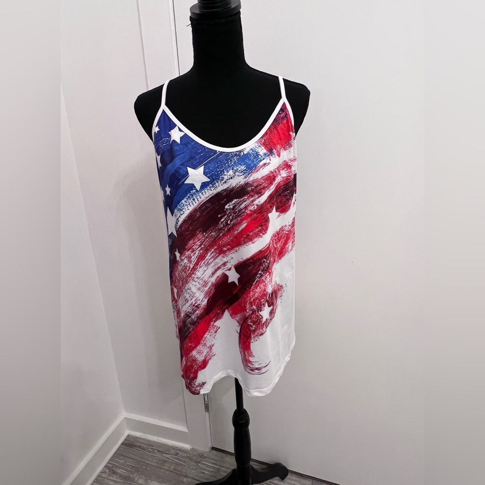 Rosegal Patriotic Red, White, and Blue Top